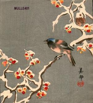 Takahashi Biho: Bluebird - Japanese Art Open Database