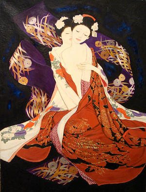 Takasawa Keiichi: Evening of Silk — 絹の夜 - Japanese Art Open Database