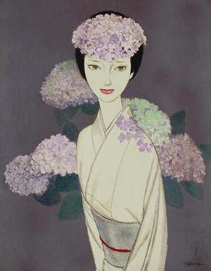 Takasawa Keiichi: Hydrangeas — あじさい - Japanese Art Open Database