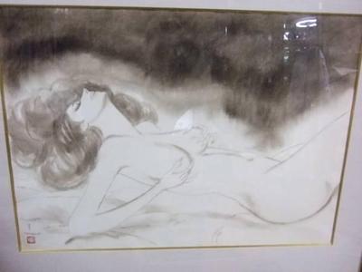 Takasawa Keiichi: Nude Woman 2 — 裸婦 - Japanese Art Open Database