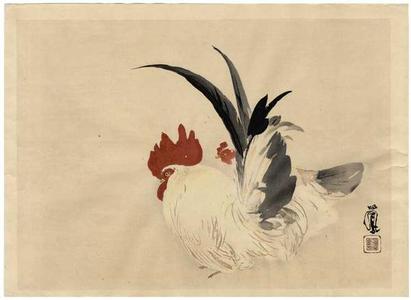 Takeuchi Seiho: Rooster - Japanese Art Open Database