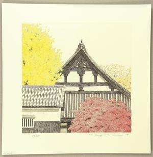 Tanaka Ryohei: Autumn Temple - Japanese Art Open Database