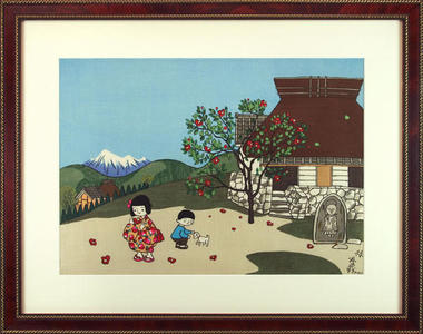 Taniuchi Rokuro: Camellia — 椿 - Japanese Art Open Database