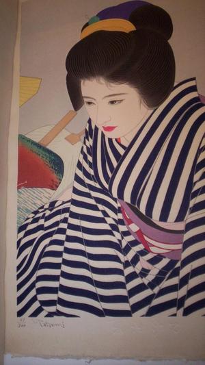 Tatsumi Shimura: Late Summer - Natsu Takete — 夏たけて - Japanese Art Open Database