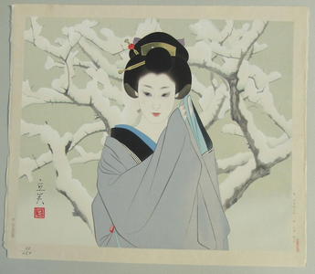 Tatsumi Shimura: Snow- - Japanese Art Open Database