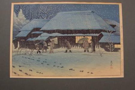 Toko: Getting dark in Snow (Kani, Near Itabashi) — 雪に暮る（板橋附近 可児） - Japanese Art Open Database
