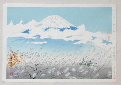 Tokuriki Tomikichiro: Fuji from Akinono — 秋の野の冨士 - Japanese Art Open Database