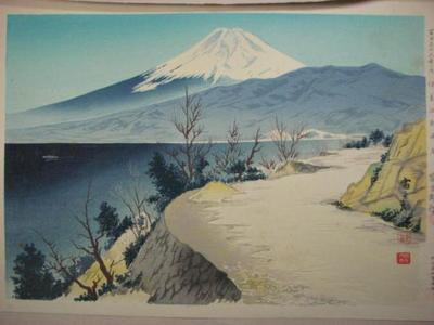 徳力富吉郎: Izu Eri Coast — 伊豆江梨海岸 - Japanese Art Open Database