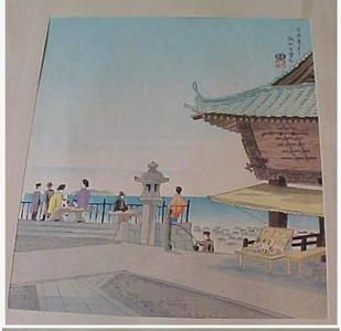 徳力富吉郎: The Lake Biwa viewed at Miidera Temple - Japanese Art Open Database