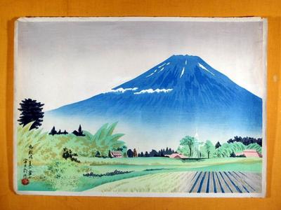 Tokuriki Tomikichiro: Mt Fuji from Gotenba in Summer — 御殿場夏の富士 - Japanese Art Open Database