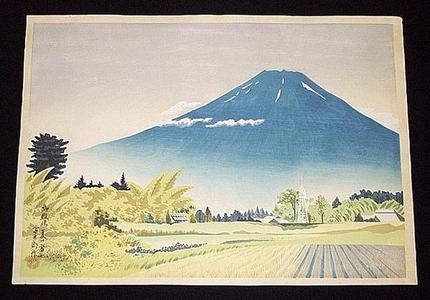 徳力富吉郎: Mt Fuji from Gotenba in Summer — 御殿場夏の富士 - Japanese Art Open Database