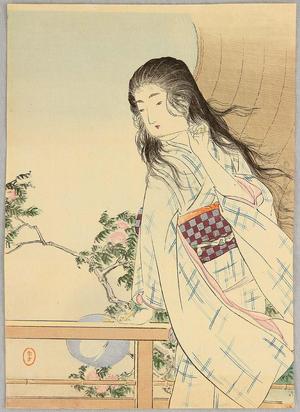 水野年方: Bamboo Screen of Iyo Provence — 伊豫簾 - Japanese Art Open Database