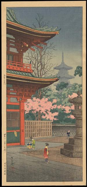 風光礼讃: Asakusa Kannon Niomon - Japanese Art Open Database