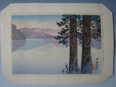 風光礼讃: Ashinoko Gyakufuji — 芦ノ湖逆富士 - Japanese Art Open Database