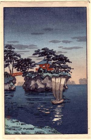 風光礼讃: Godaido Shrine, Matsushima - Japanese Art Open Database