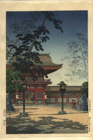 風光礼讃: Hakozaki Hachimangu Temple, Kyushu - Japanese Art Open Database