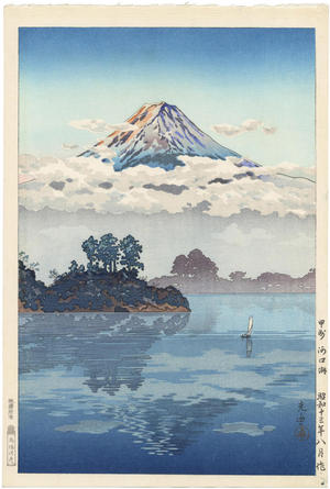 風光礼讃: Koshu Lake Kawaguchi — 甲州 河口湖 - Japanese Art Open Database