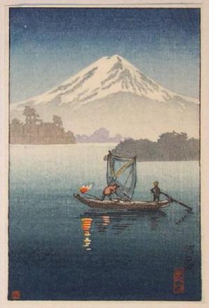 Tsuchiya Koitsu: Lake Kawaguchi — 河口湖 - Japanese Art Open Database