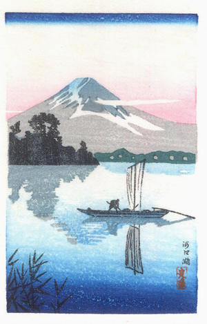 Tsuchiya Koitsu: Lake Kawaguchi - Japanese Art Open Database