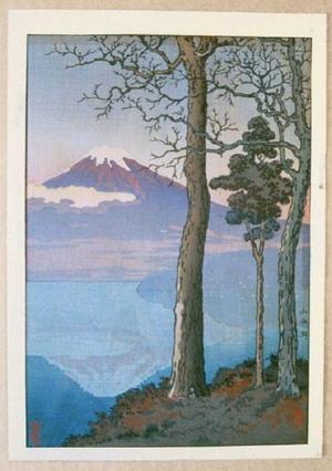 風光礼讃: Lake Yamanaka - Japanese Art Open Database