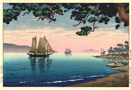 風光礼讃: Maiko Beach — 舞子の濱 - Japanese Art Open Database