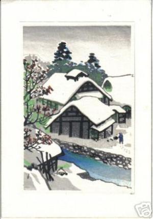 Tsuchiya Koitsu: Snow Scene - Japanese Art Open Database