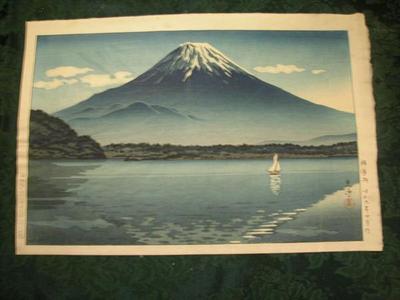 Tsuchiya Koitsu: Shoji Lake (Mt Fuji) — 精進湖(しょうじ） - Japanese Art Open Database