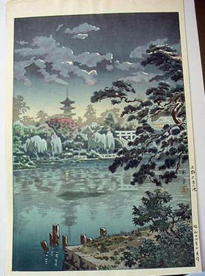 風光礼讃: Ueno Shinobazu Pond - Japanese Art Open Database
