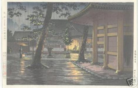 風光礼讃: Sengakuji Temple at Takanawa in Tokyo - Japanese Art Open Database
