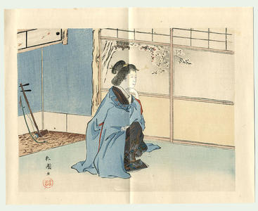 Uemura Shoen: Bijin Contemplating - Japanese Art Open Database