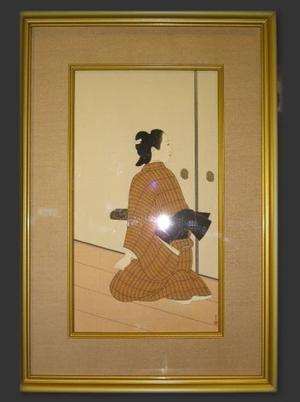 Uemura Shoen: Kagamiyama Woman — 鏡山のはつ女 - Japanese Art Open Database