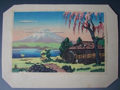 無款: Lake Yamanaka - Japanese Art Open Database