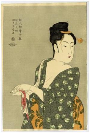喜多川歌麿: The Fickle Look - Japanese Art Open Database