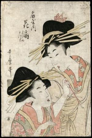 Kitagawa Utamaro: Hanaogi of Ogiya - Japanese Art Open Database