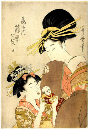 Kitagawa Utamaro: The courtesan Shinohara - Japanese Art Open Database