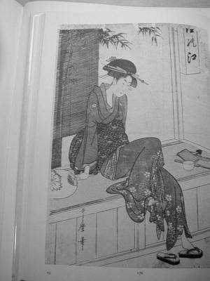 Kitagawa Utamaro: Unknown, Bijin in robe - Japanese Art Open Database