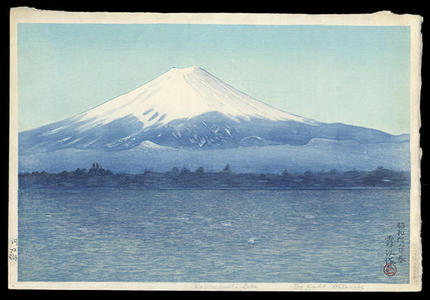 Watanabe Kako Shozaburo: Lake Kawaguchi — 河口湖 - Japanese Art Open Database