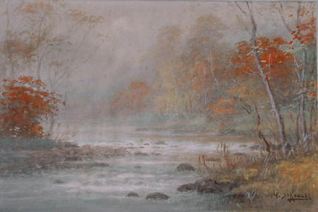 Yokouchi G: River in Autumn - Japanese Art Open Database