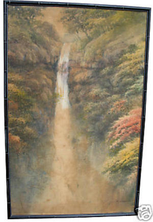 Yoshida A: Waterfall - Japanese Art Open Database