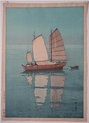 Yoshida Hiroshi: Sailing Boats- Afternoon - Japanese Art Open Database