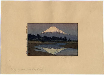Yoshida Hiroshi: Fujiyama from Suzukawa - Japanese Art Open Database
