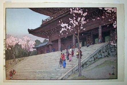 吉田博: Chion-in Temple Gate - Japanese Art Open Database