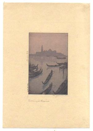 吉田博: Evening in Venice - Japanese Art Open Database