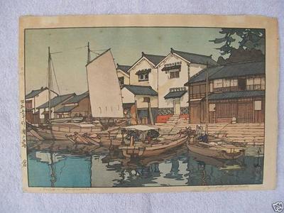 Yoshida Hiroshi: Kura Tomonoura - Japanese Art Open Database