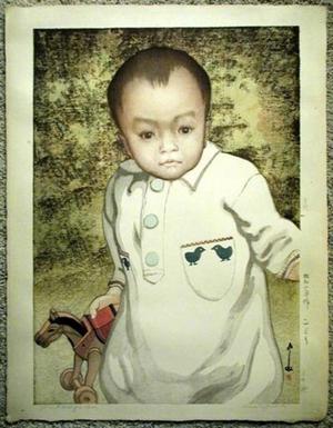 Yoshida Hiroshi: Portrait of a Boy - Japanese Art Open Database