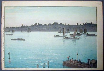 吉田博: Sumida River - Afternoon - Japanese Art Open Database