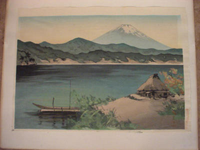 前田政雄: Mt. Fuji- Sun Set - Japanese Art Open Database