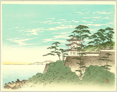 Yoshimune Arai: Castle and the Sea - Japanese Art Open Database