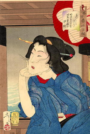 月岡芳年: Looking Cool - Japanese Art Open Database