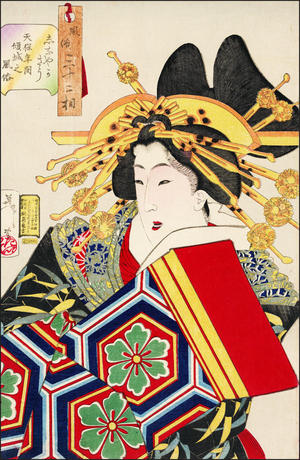 月岡芳年: Looking Feminine - Japanese Art Open Database